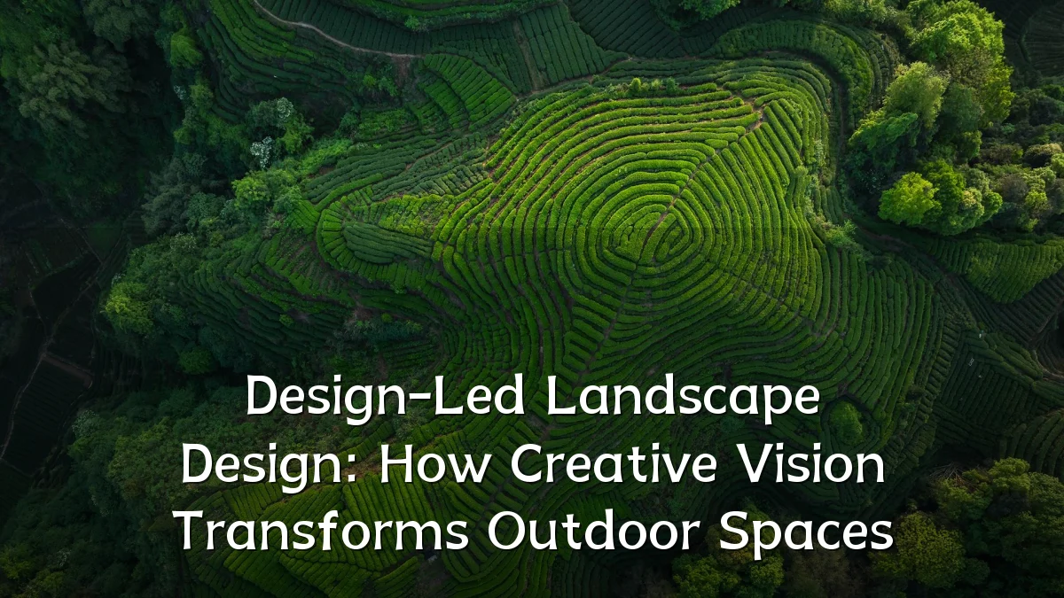 Design-Led Landscape Design: How Creative Vision Transforms Outdoor Spaces
