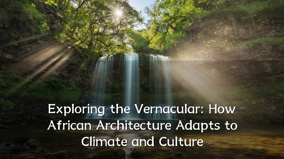 Exploring the Vernacular: How African Architecture Adapts to Climate and Culture