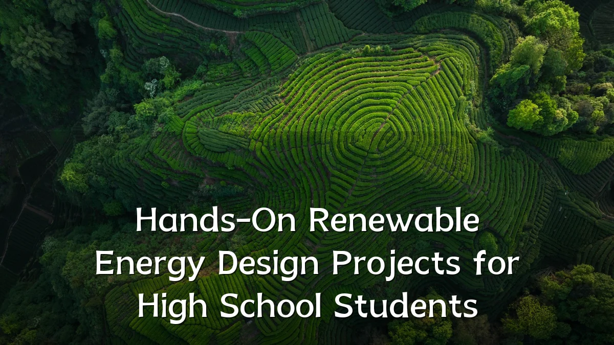 Hands-On Renewable Energy Design Projects for High School Students