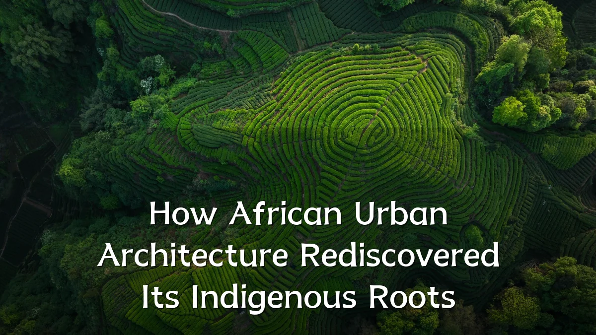 How African Urban Architecture Rediscovered Its Indigenous Roots