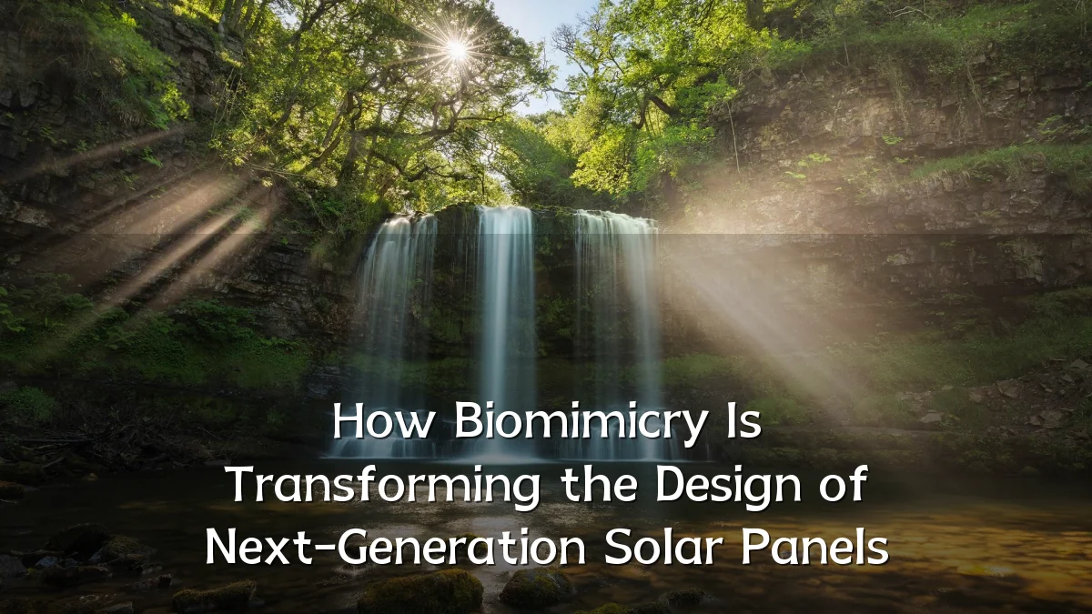 How Biomimicry Is Transforming the Design of Next-Generation Solar Panels