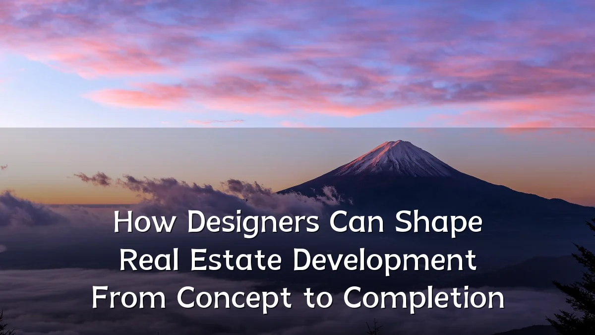 How Designers Can Shape Real Estate Development From Concept to Completion