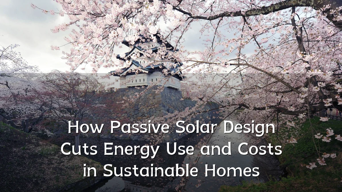 How Passive Solar Design Cuts Energy Use and Costs in Sustainable Homes