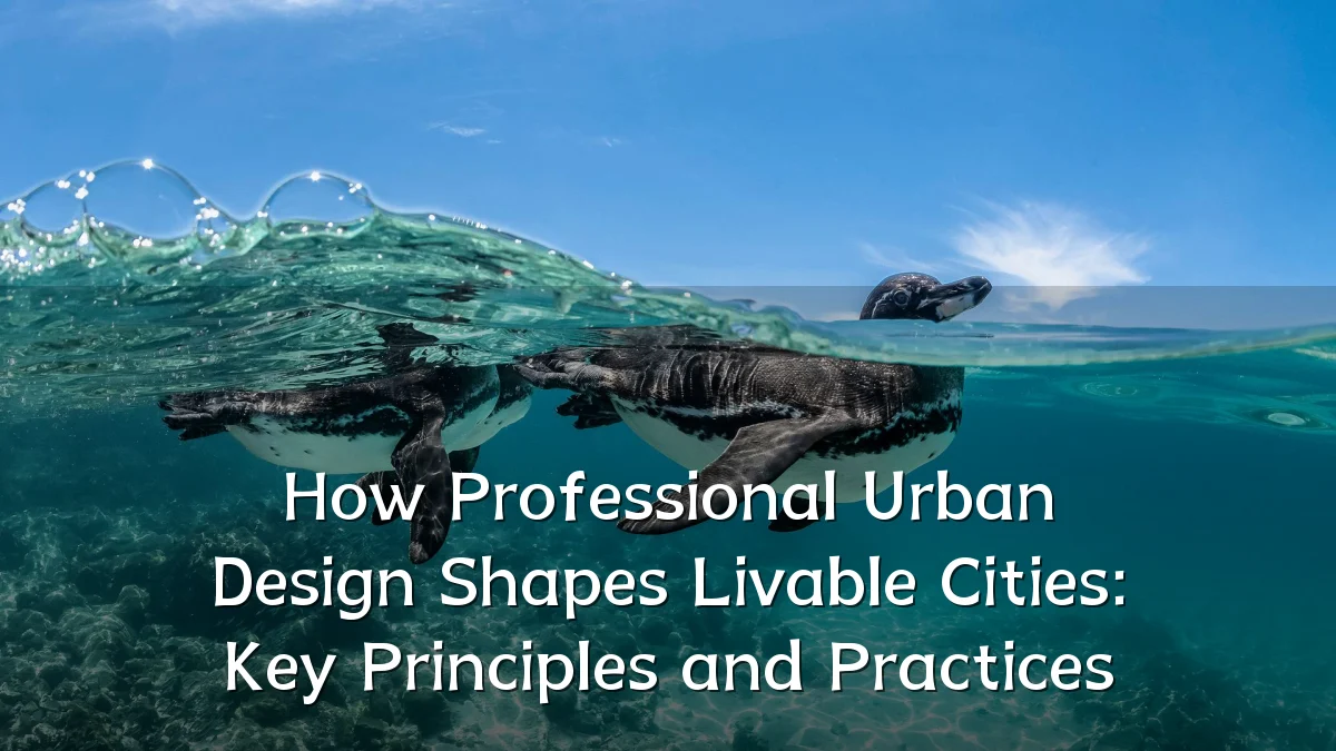 How Professional Urban Design Shapes Livable Cities: Key Principles and Practices