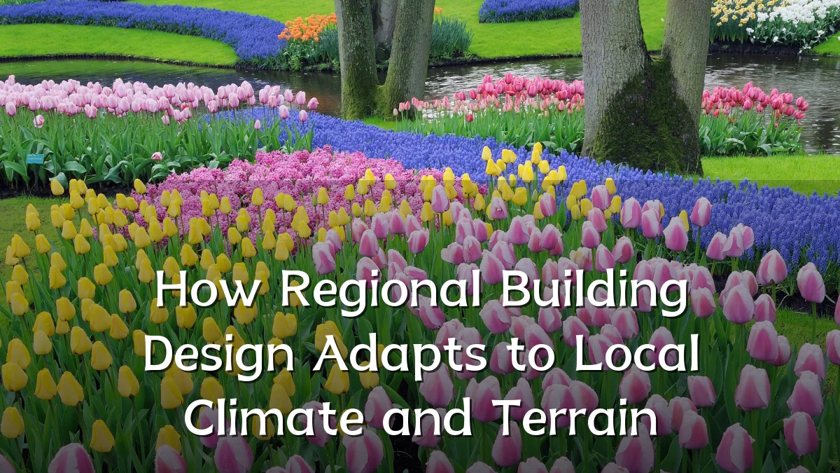 How Regional Building Design Adapts to Local Climate and Terrain