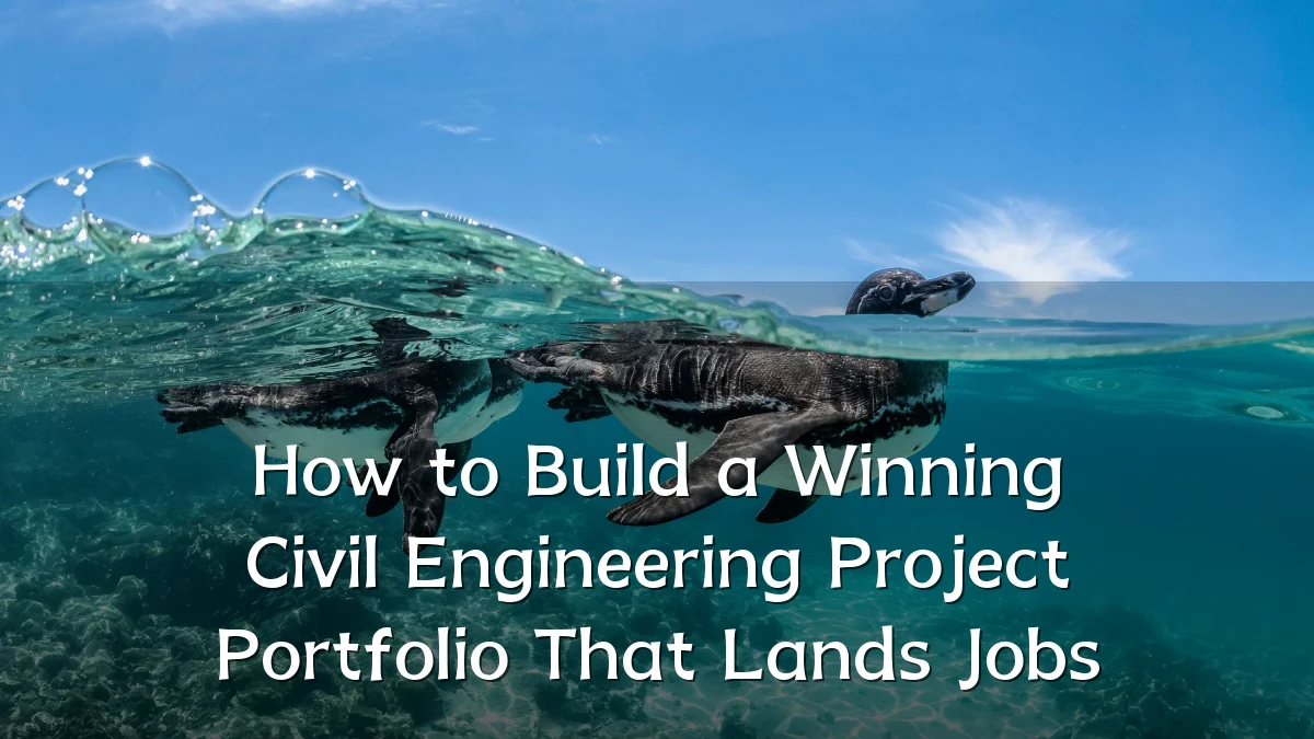How to Build a Winning Civil Engineering Project Portfolio That Lands Jobs