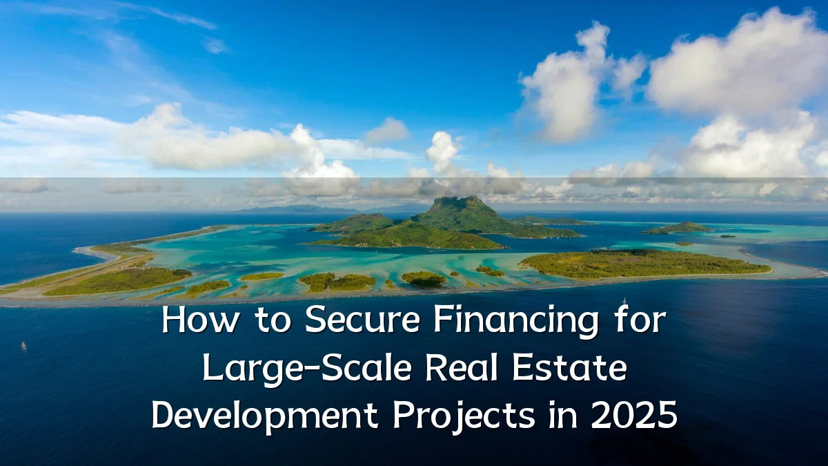 How to Secure Financing for Large-Scale Real Estate Development Projects in 2025