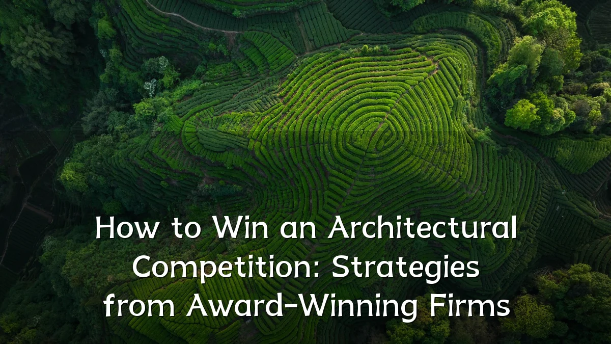 How to Win an Architectural Competition: Strategies from Award-Winning Firms