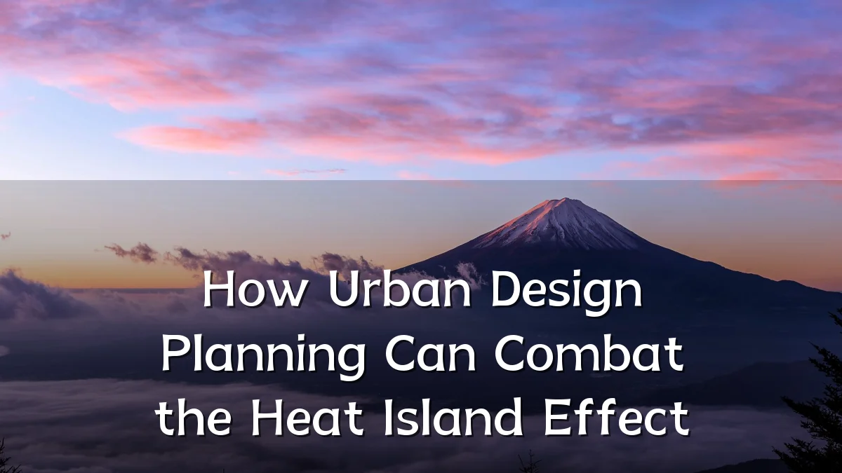 How Urban Design Planning Can Combat the Heat Island Effect