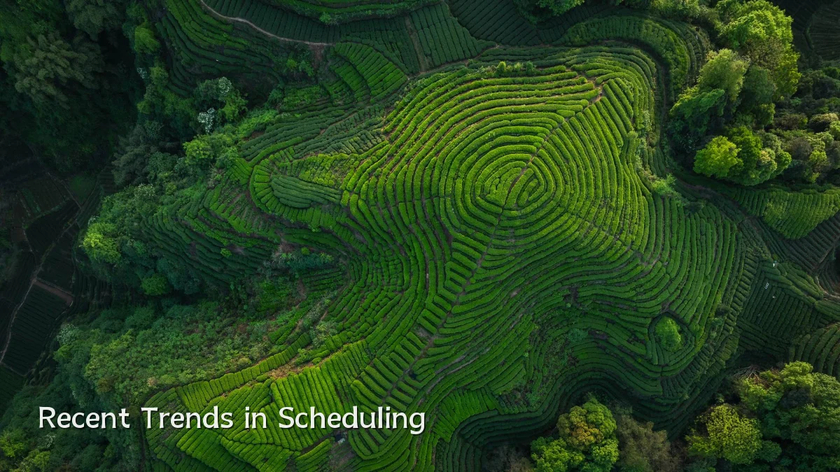 Recent Trends in Scheduling