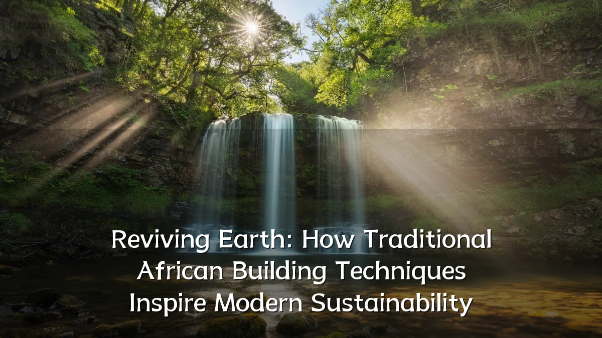 Reviving Earth: How Traditional African Building Techniques Inspire Modern Sustainability