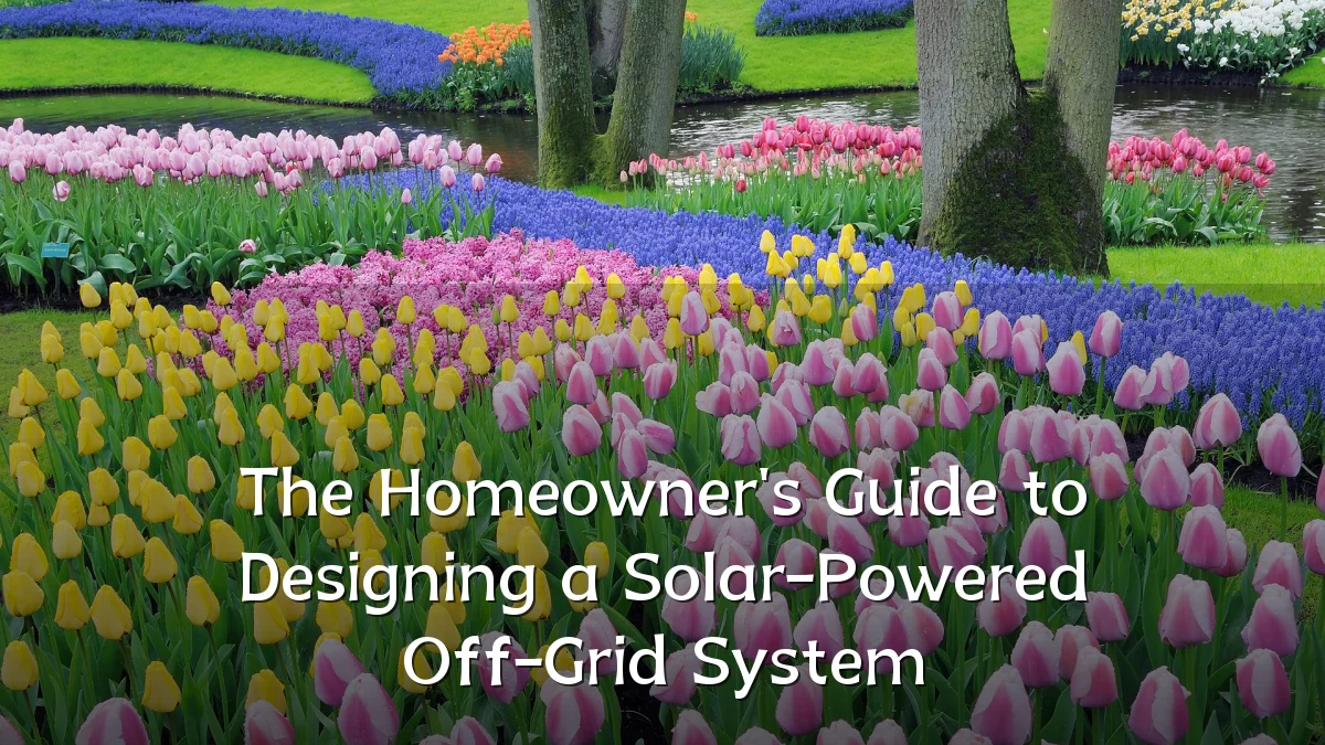 The Homeowner's Guide to Designing a Solar-Powered Off-Grid System