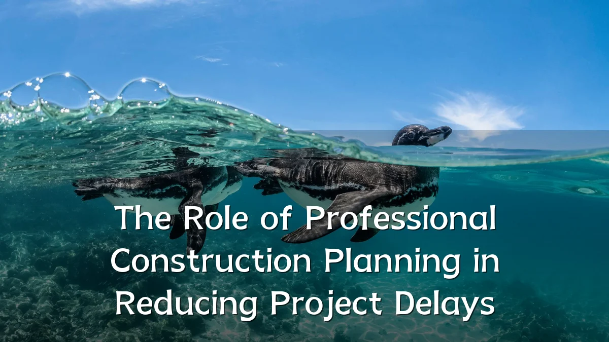 The Role of Professional Construction Planning in Reducing Project Delays