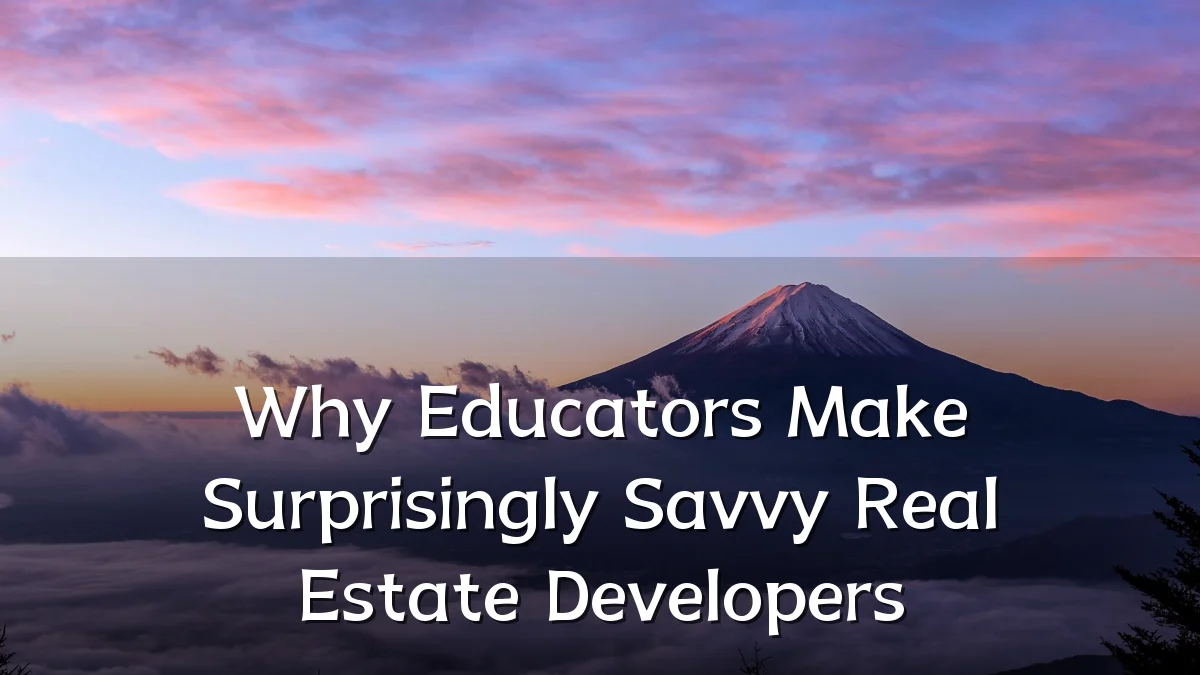 Why Educators Make Surprisingly Savvy Real Estate Developers