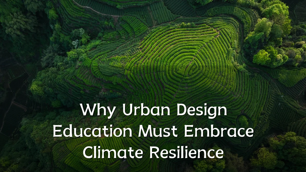 Why Urban Design Education Must Embrace Climate Resilience